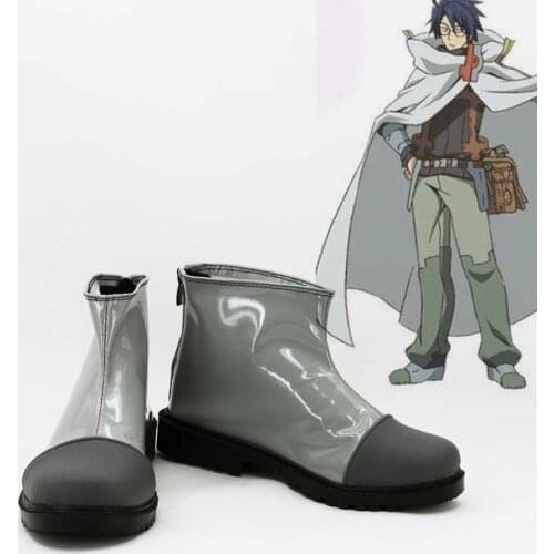 Log Horizon Shiroe Cosplay Shoes Anime Boots