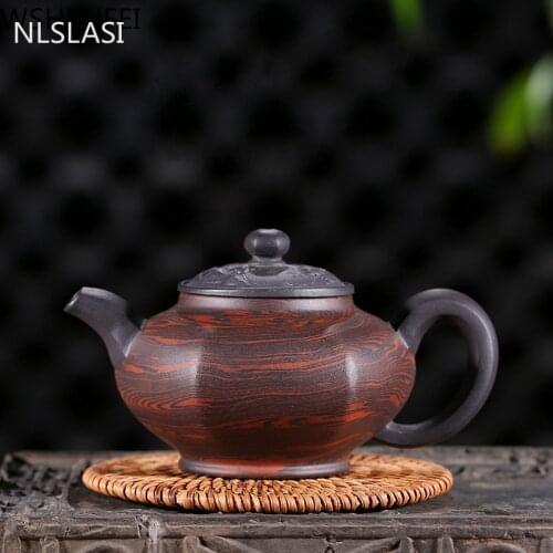 Authentic Yixing tea pot purple clay filter teapot beauty kettle Handmade Boutique Tea set Customized Tie Guanyin Puer 260ml