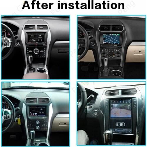 For Ford Explorer 2011-2019 Tesla Style Android 9.0 4G+64 Car GPS Navigation Carplay Car Auto Stereo Multimedia Player Head Unit