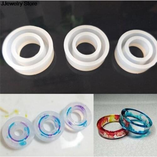 For Jewelry DIY Silicon Round Cat Shape Ring Epoxy Resin Molds Mold Mould Jewelry Making Tools