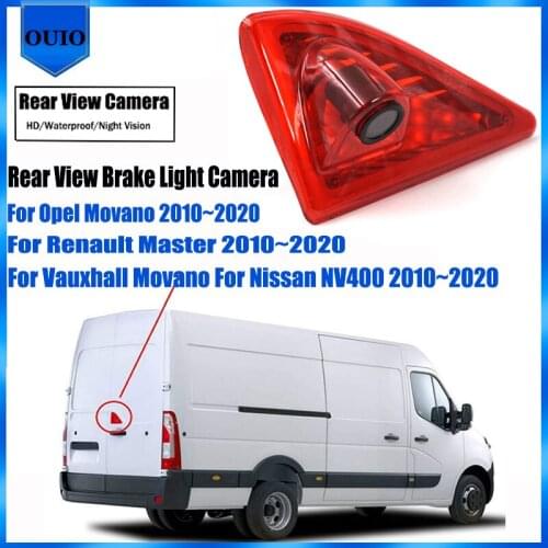 HD Rear View Reverse Camera For Renault Master Nissan NV400 Vauxhall Opel Movano 2010 ~ 2020 BackUp Parking Brake light Camera
