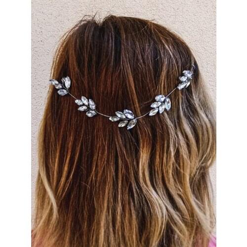 Classic Shiny Rhinestone Headband Handmade Bridal Hairstyle Headdress Prom for Girl Anniversary Bridesmaid Gift Wedding Hairband