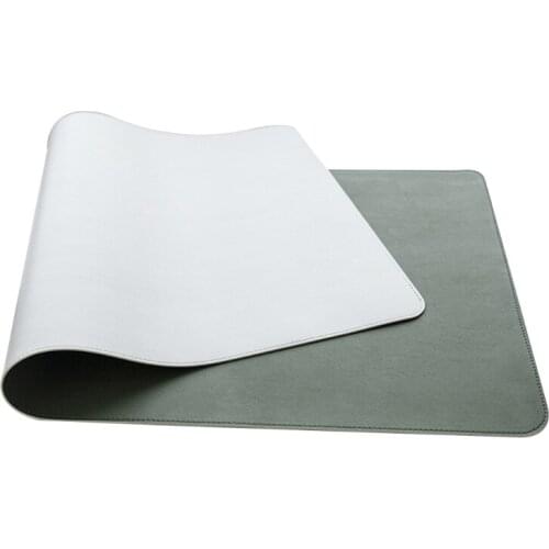 20CB 1 Pc Leather Desk Pad Protector, Non-Slip Office Desk Mat, Large Mouse Pad, PU Leather Desk Blotter, Laptop Desk Pad
