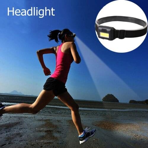 Mini COB LED Headlamp 3 Modes Waterproof Headlight Head Flashlight Torch Lanterna For Outdoor Camping Night Fishing