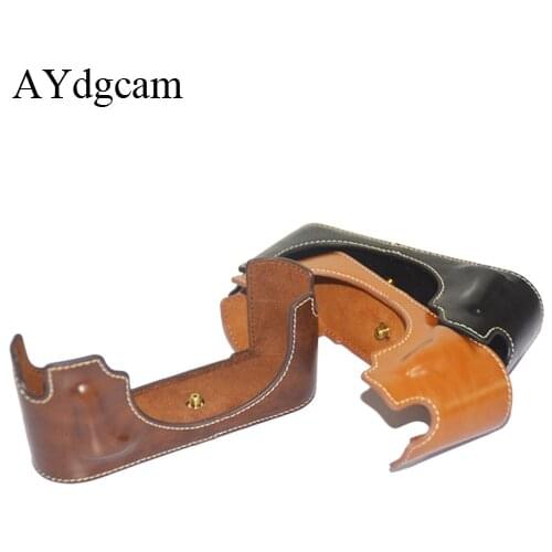 New PU Leather Camera case Half Body For Leica M M240P M240 MP M-M Camera Bag Bottom Cover