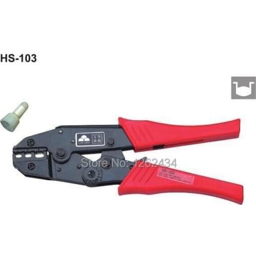 HS-103 RATCHET CRIMPING PLIER (EUROPEAN STYLE)Crimping cap (for insulated closed terminals only)
