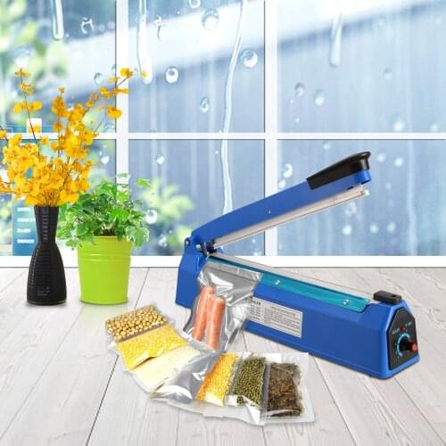 12"/30cm Impulse Heat Poly Bag Sealer Plastic Closer Machine Sealing Wrap 220V EU plug