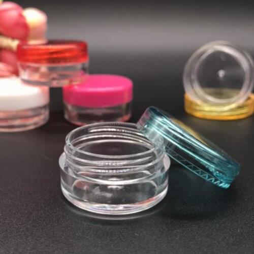 New 10Pcs 5g Empty Jars Refillable Bottles Cosmetic Jars Makeup Container Small Round Bottle Little Cream Jar Series Perfume Gel