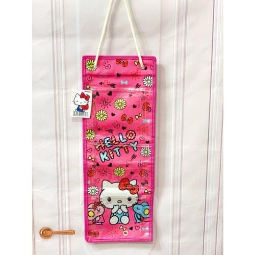 Sanrio Hello Kitty Wall Hanging Bag Jewelry Hanging Bag Cartoon Storage Bag Sundries Bag Dormitory Hanging Bag