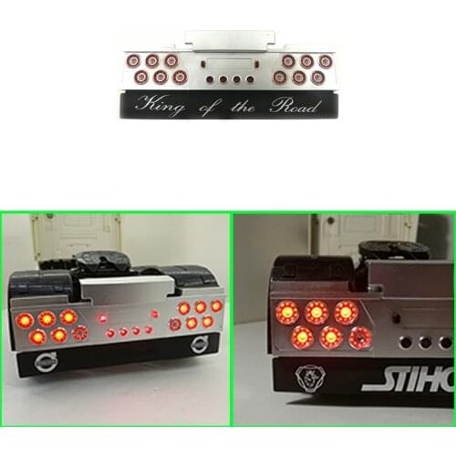 Led Metal CNC Tail Light Stern Lamp for 1/14 Tamiya RC Truck Car SCANIA R620 VOLVO FH12 ACTROS 3363 1851 AROCS 3348 MAN TGX Diy