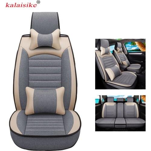 Kalaisike universal Flax car seat covers for Acura all models CDX RDX ZDX ILX TLX RLX RL TL TLX-L auto accessories car styling