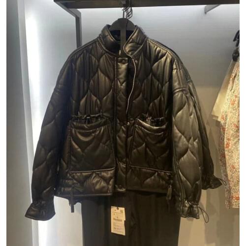 Женские зимние кожаные куртки VLENTTON China At AliExpress