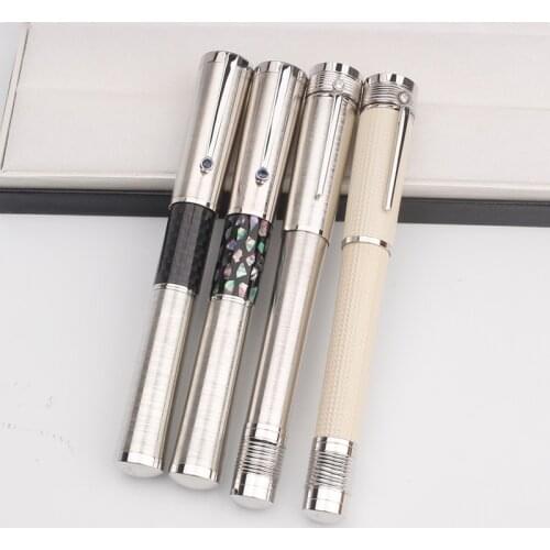 High Quality Roller Ball Pens Luxury Metal Ballpen 14k Nib Fountain Pens for Writing Stationary Supplies