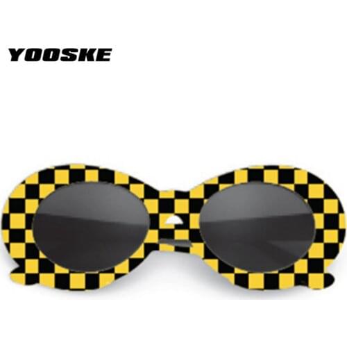 YOOSKE Vintage NIRVANA Kurt Cobain Sunglasses Men Women Retro Sun Glasses Fashion Unsix Eyewear UV400