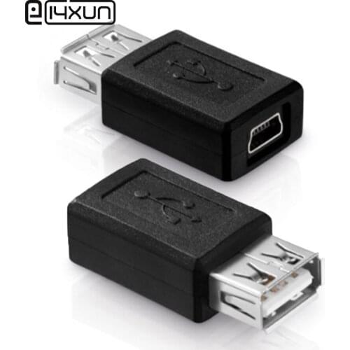 1pcs 5Pin Mini USB to Female AF Plug jack Connector T Shape Adapter for Phone MP4 Car