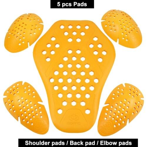 Motorcycle Back Spine Motorcycle Jacket Armor Insert Moto Jacket Protector Motorcycle Protection 7 Pcs