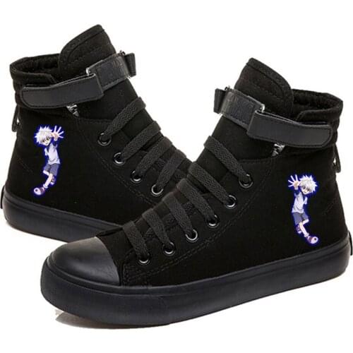 Hunter X Hunter Killua Printed High Top Canvas Shoes Cozy Sneakers