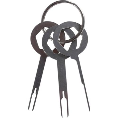 3x Terminal Removal Tool Practical Car Electrical Wiring Crimp Connector Pin Extractor Kit