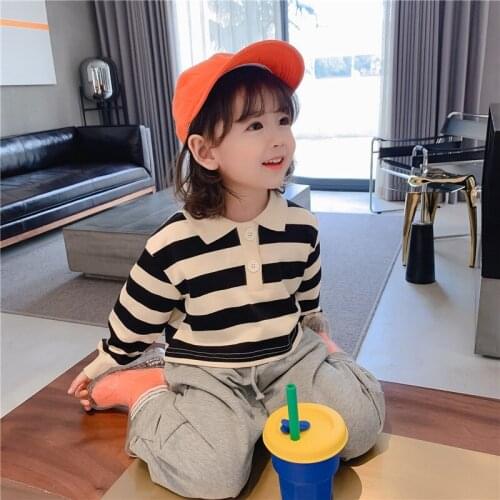 Stripe Childrens Clothes Set Baby Girls Tops+ Pants 2pcs/Set Kids Spring Summer Costume Teenage Girl Clothing High Quality