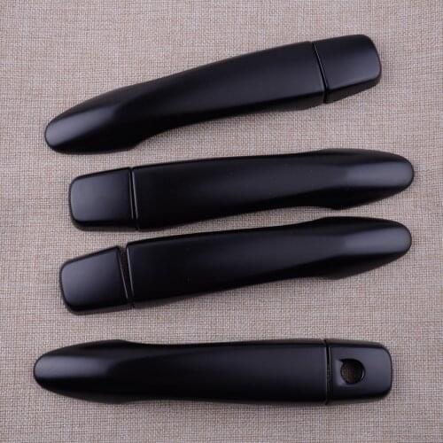 8Pcs/Set Car Door Handle Cover Trim With Key Hole Black Fit For Nissan Pathfinder SUV 2013 2014 2015 2016 2017 2018 2019 2020
