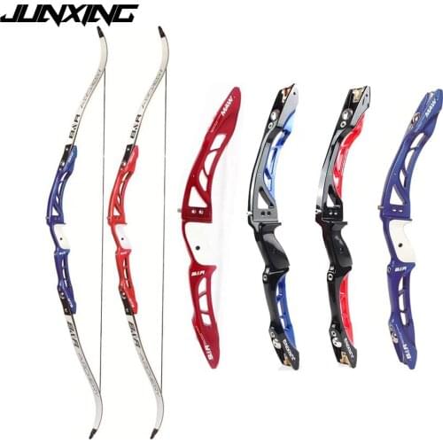 F165 Recurve Bow 68 Inches 18-40 Lbs Aluminum Alloy Handle and Maple Limbs for Archery Hunting Shooting Bow