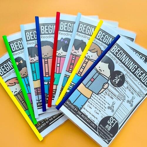 Beginner Reading Comprehension Reader Phonics Sight Words 1st Grade Learning Children Learn English Workbook Homework