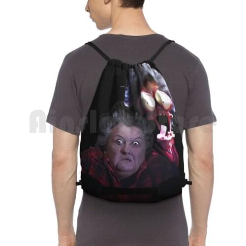 On This Very Night , Ten Years Ago Backpack Drawstring Bag Riding Climbing Gym Bag Large Marge Peeweeherman Peewee Herman