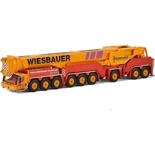 WSI 1:87 Liebherr LTM1750-9 Wiesbauer Mobile Crane Engineering Machinery 71-2005 Diecast Toy Model For Collection,Decoration