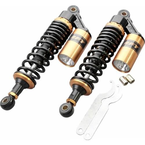 320mm 12.5'' Motorcycle Rear Air Shock Absorbers for Yamaha DT400 DT360 XJ600 TY175 SR500 /Honda CX500 GB400TT 1985-1992