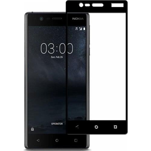Front Tempered Glass For Nokia 3 Screen Protector On The for Nokia 3 Full Cover for Nokia 3 TA-1020 TA-1032 3D Curved Film Guard