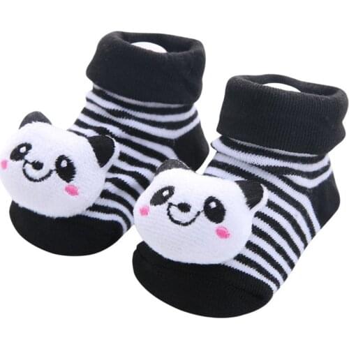 1 Pair Baby Boy Socks Cotton Baby Socks Rubber Anti Slip Boy Girl Floor Kids Toddlers Sock Spring Animal Infant Newborn Gift