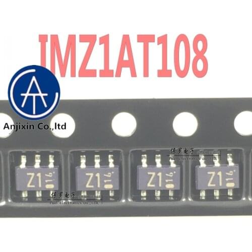 10pcs 100% orginal new composite transistor IMZ1AT108 IMZ1A screen printing Z1 SOT-163 real stock