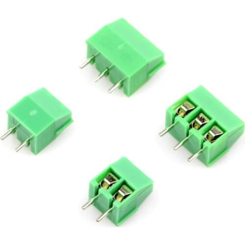 10pcs KF350-3.5-2P KF350-3P 3.5mm Pitch Screw Terminal 300V 10A Screw 2Pin 3Pin Straight Pin PCB Screw Terminal Block Connector