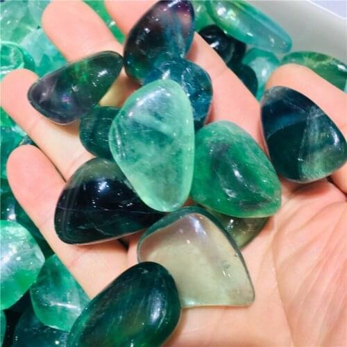 100 g rolling gem natural rock mineral gem fluorite crystal is used to heal chakras