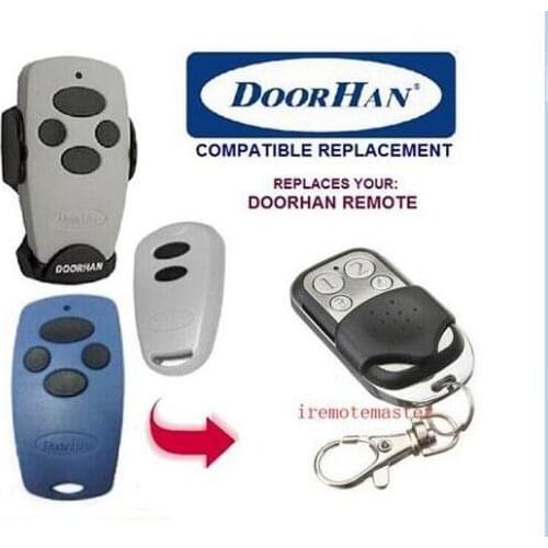 2piece DOORHAN Replacement Rolling Code 433.92MHZ garage door Remote very