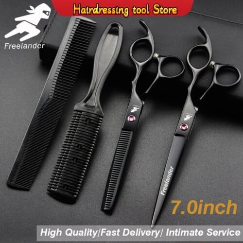 6.0/7.0"Sale Purple diamond Japanese Hair Scissors Cheap Hairdressing Scissors Shears Hairdresser Shaver Haircut scissors
