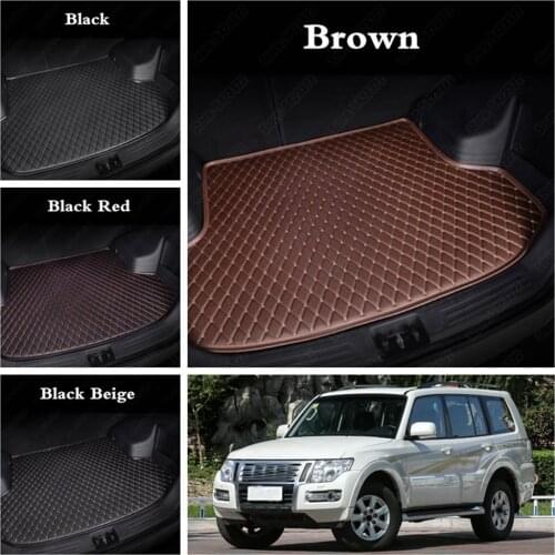 Car Trunk Floor Mats for Mitsubishi Pajero Sport ASX Galant Grandis Lancer Outlander Ex Dazzle Car Boot Mats Cargo Liners