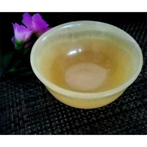 Natural Rice Topaz Bowl Stone Bowl Household Rice Bowl Desk Decoration Home Decor Home Accessories Gift