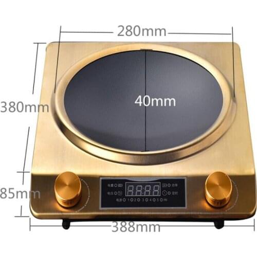 3500W Household Induction Cooker Large Power Concave Induction Cooker Waterproof Electromagnetic Furnace Z35-3501