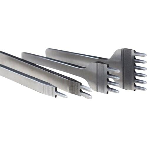 3 4 5 6 mm DIY Manual Spacing Punch Tool for Leather Punch Tool Lace Stitch Sewing DIY Leather Craft Punch Tool 4 5 6 8 Prong