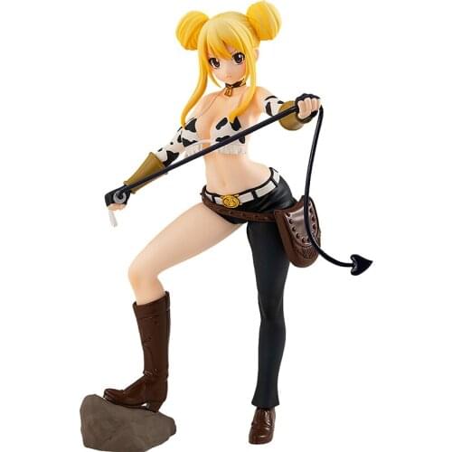 Pre-Sale Fairy Tail Lucy Heartfilia Action Figures Sexy PVC Model Ornaments Hand-Made 17 Cm Anime Peripheral Collectible Toy