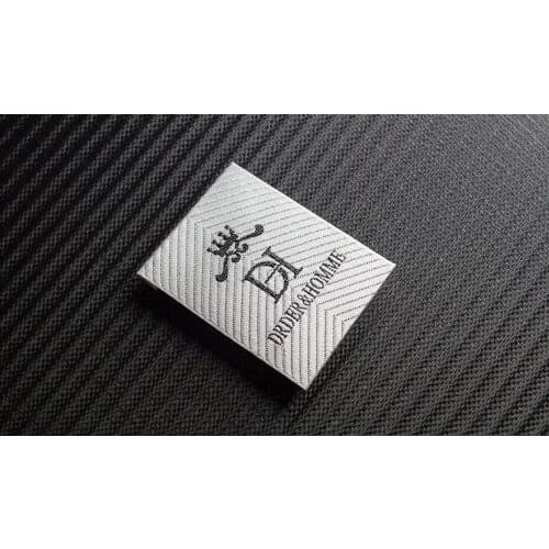 Customized clothing tags washable garment labels custom woven labels for clothing brand name labels logo woven tags DSLB0809