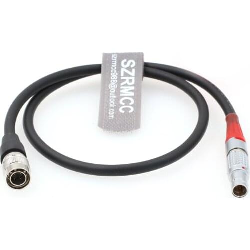 Hirose 4 Pin Male to 0B 5 Pin Male Power Cable for Ambient Lockit Sync Box ACL-204