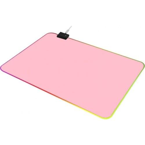 2021 PC Colorful Luminous RGB Light Effect Large Size Anti-slip Computer Keyboard LED Mouse Pad Mat