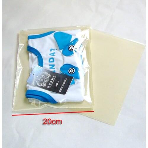 Zipper top Child clothing bag 24*20cm slider zip lock beige non woven fabric bag 100pieces lot