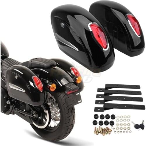 Motorcycle Luggage Case Saddle Bags For Harley Honda Yamaha Suzuki Touring Universal