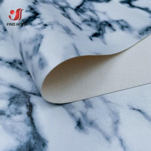 Marble Pattern PVC Synthetic Faux PU Leather Fabric Vinyl Upholstery Finish Marine DIY Handmade Craft Belt Bag Home Decoration