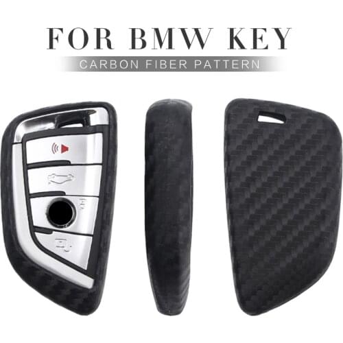 Soft Silicone Car Key Case Cover For Bmw X3 F25 E83 X4 X5 G05 E53 E70 F15 X6 F16 X1 F48 I3 M4 Z4 320I Key Ring shell Accessories