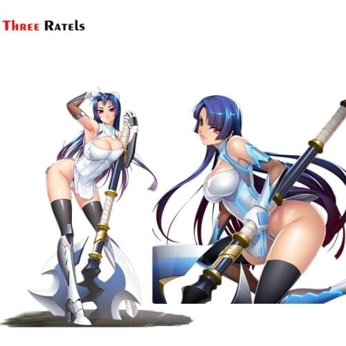 Three Ratels F611 Yatsu Murasaki Taimanin Car Windshield Sticker Wallpaper Decal