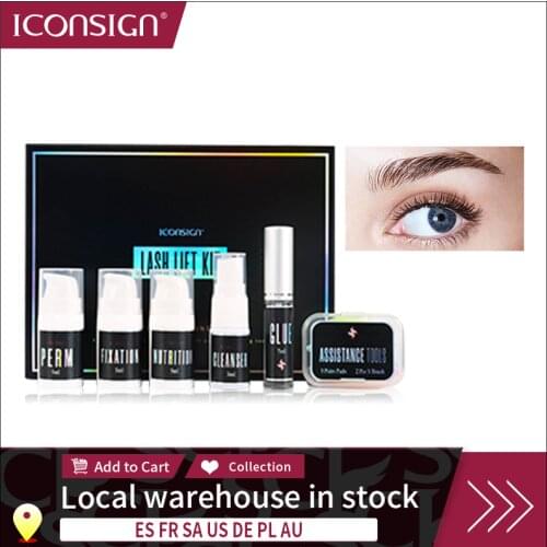 Dropshipping Lash Lift Kit Curl Makeupbemine Eyelash Perming ICONSIGN Calia Perm Pump Design Lifting Set